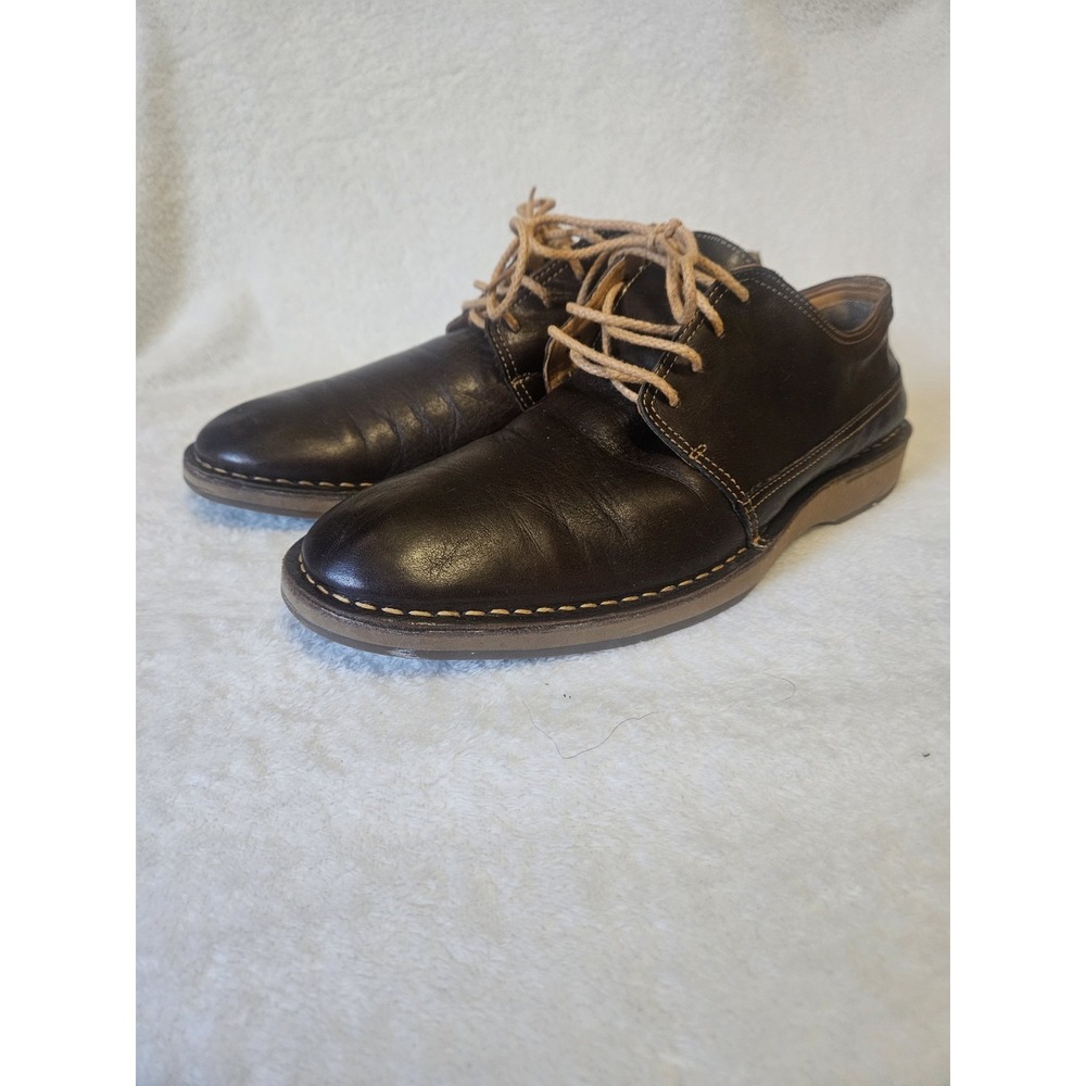 Sperry Top Sider Brown Leather Oxford Men Size 10.5 M Dress Shoes Business